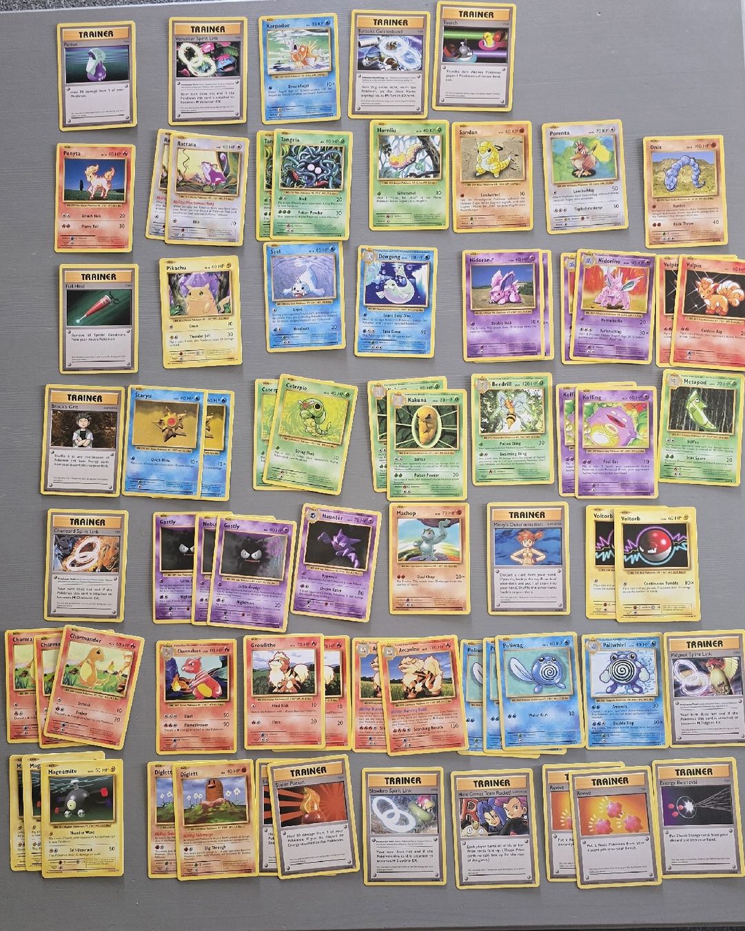 Pokémon Carte collezionabili: Pokémon Evolution 69 stück ENG vereinzelt DE mit Doppelten – Nuovo (secondo la descrizione) da Wohlen AG venduto da jan_9l9q