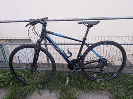 CUBE Curve Pro Cross-Bike, schwarz/blau 50 cm