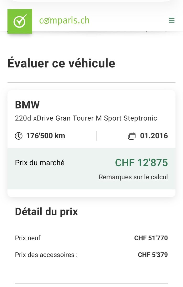 BMW Autos: BMW 220d xDrive Gran Tourer Pack M – Gebraucht aus La Plaine von WDS 9