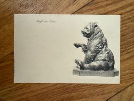 Antike Postkarte, Gruss aus Bern, ungelaufen
