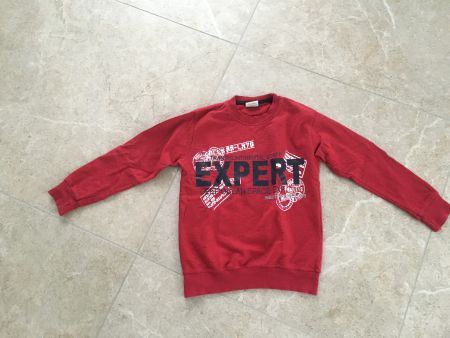 Roter Pulli Gr. 116 von Nex
