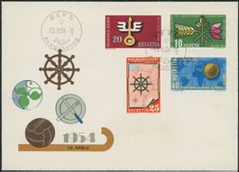 1954 - Werbemarken - Ersttagsbrief FDC ET - deutsch • dt