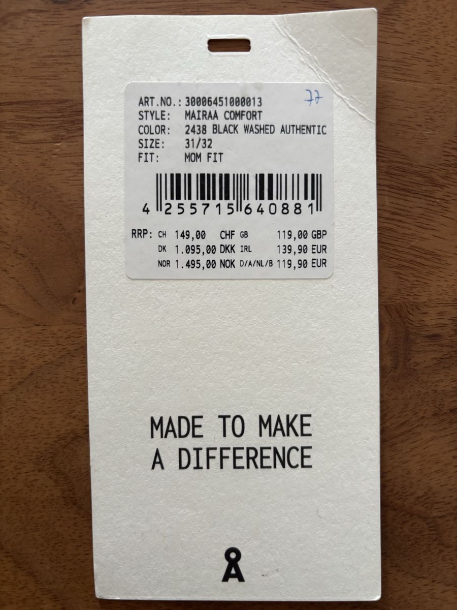 Armedangels Jeans: MAIRAA Mom Fit Jeans ARMEDANGELS – Neu (gemäss Beschreibung) aus Bern von achri 3