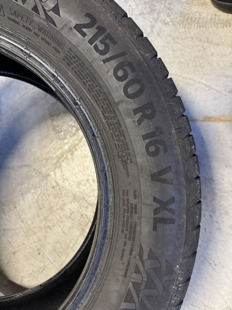 Pneumatici & Ruote complete: Sommerpneu continental 215/60/16 – Usato da Muri AG venduto da Rubich 1