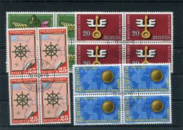 1954 Werbemarken 316-19 im V'block ETO