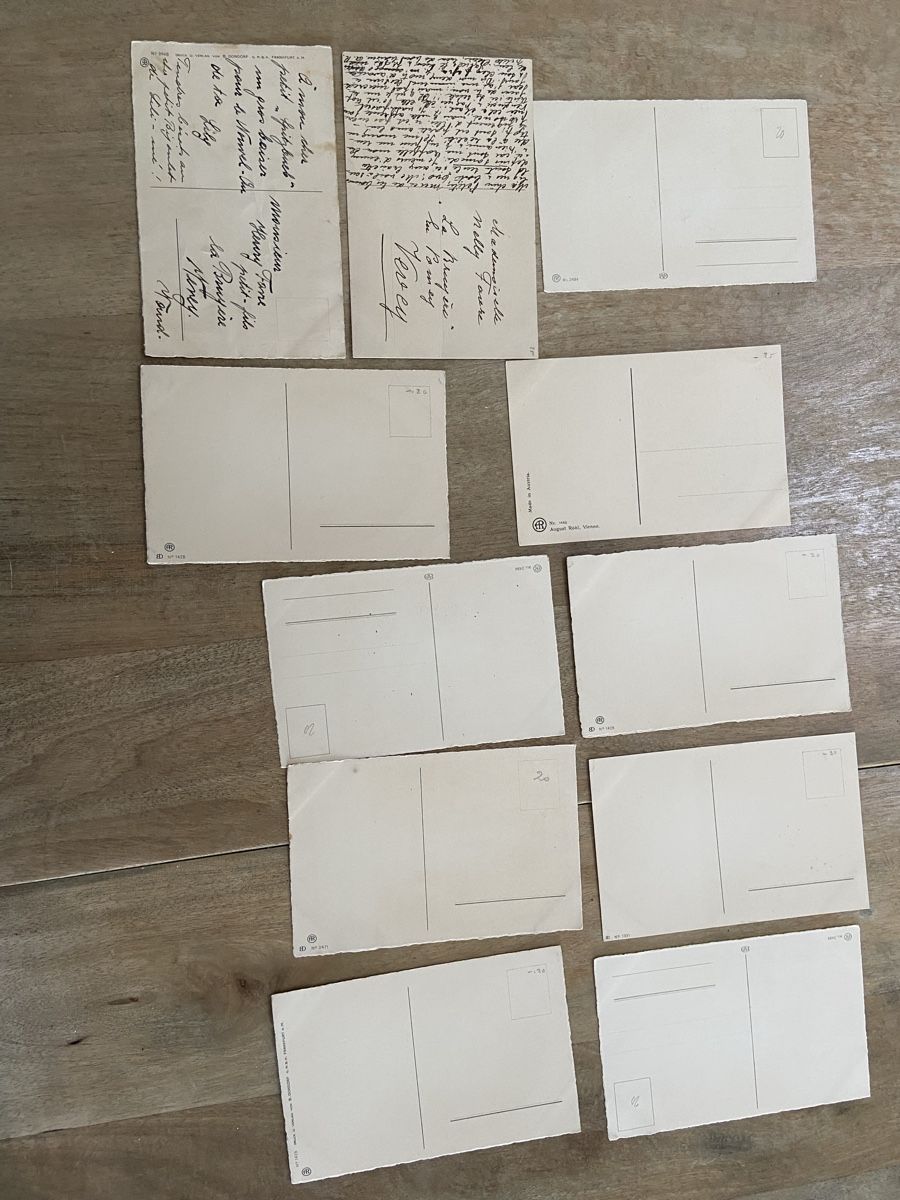 Cartoline postali: 11 AK Pauli Ebner defekt – Usato da Luzern venduto da waterfront1 5