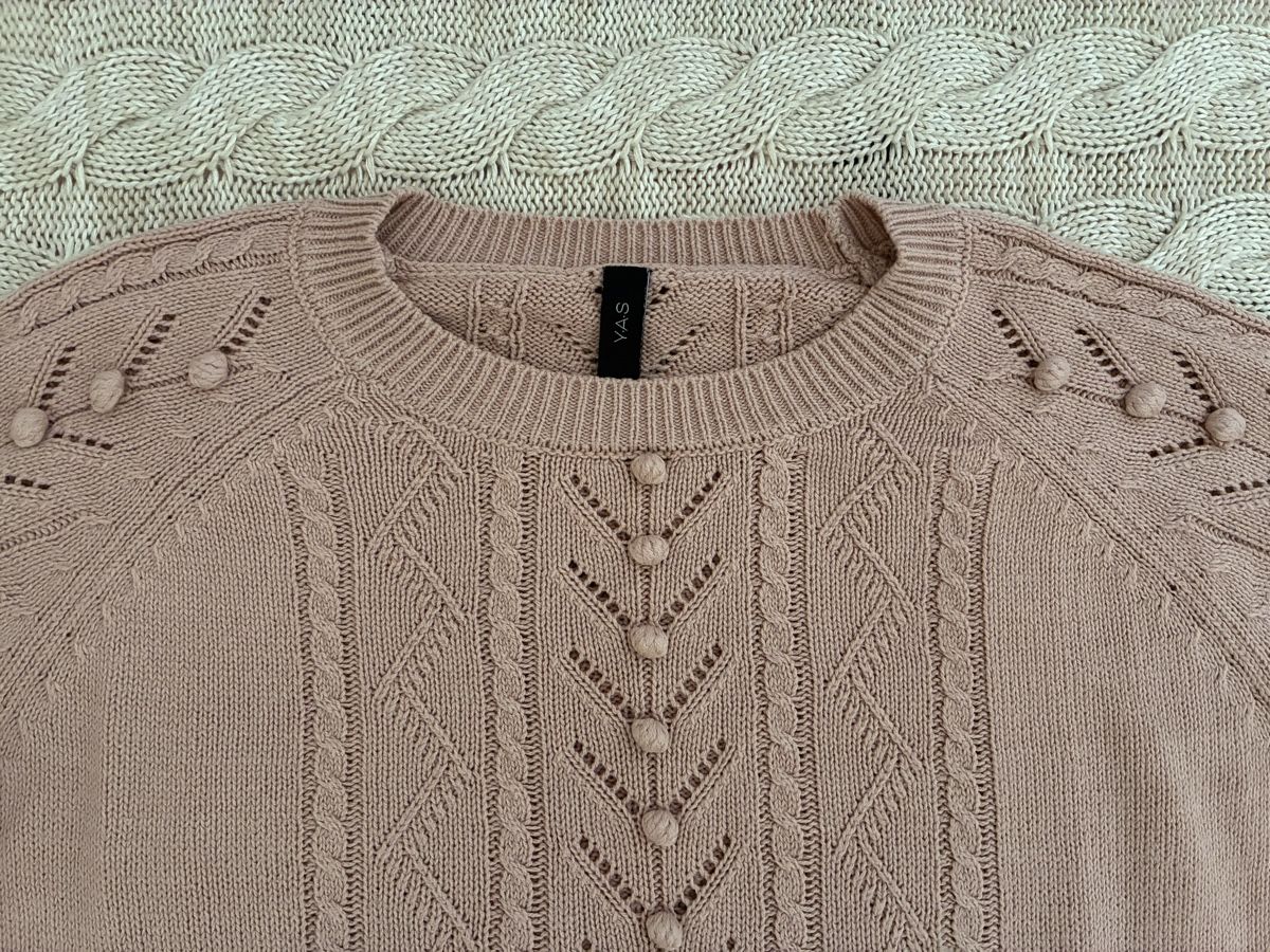 Pulls & Sweat-shirts: Damen Pullover rosa Zopfmuster Grösse S Vinted – D'occasion à Lausanne par milasha 1