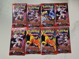 8x Pokémon Destined Rivals Booster – Sealed EN - Art-Set