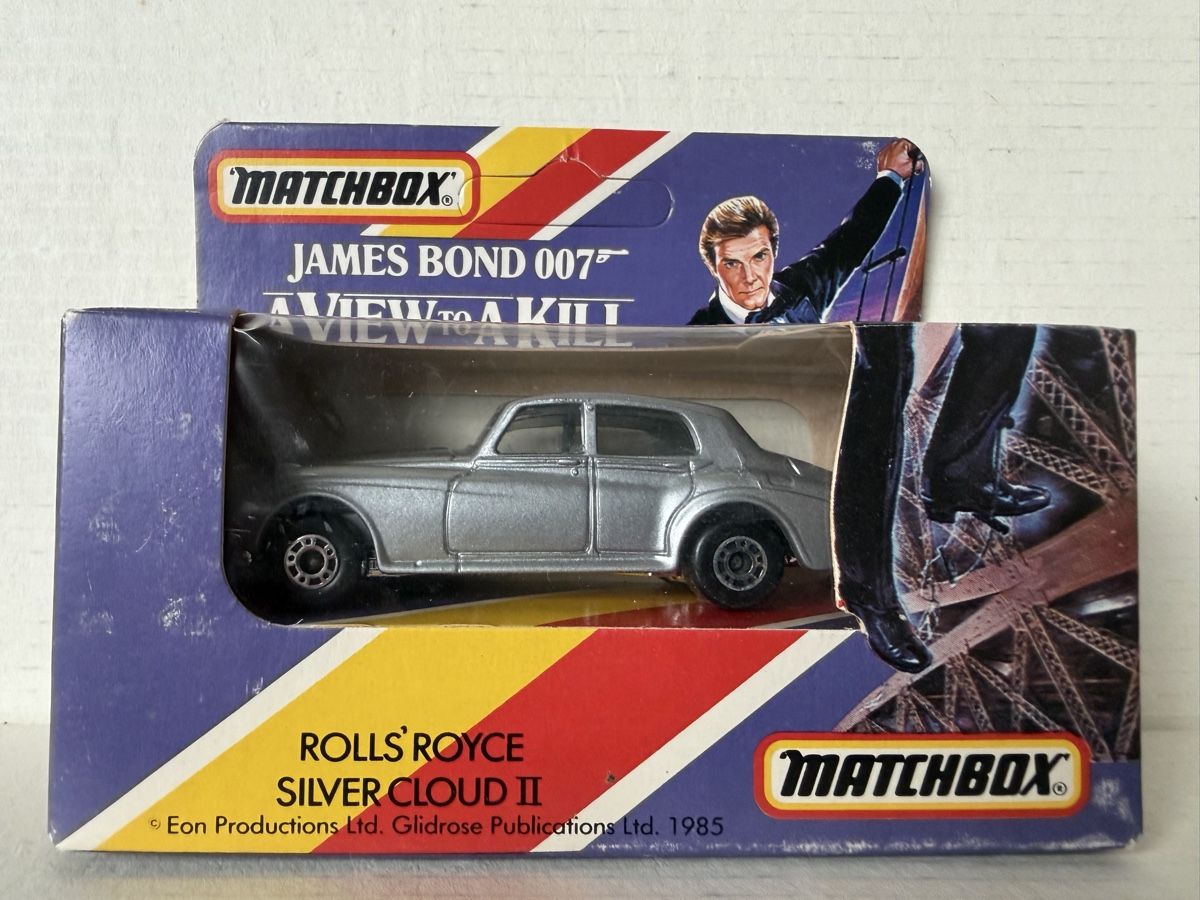 Matchbox Modellini d'auto: Matchbox Rolls Royce Silver Cloud II James Bond A View 55 – Nuovo (secondo la descrizione) da Evionnaz venduto da eriba430