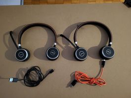 Jabra Evolve 20 Stereo 2x USB Headset gebraucht