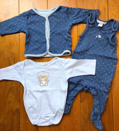 Kleiderpaket lot bleu taille 62