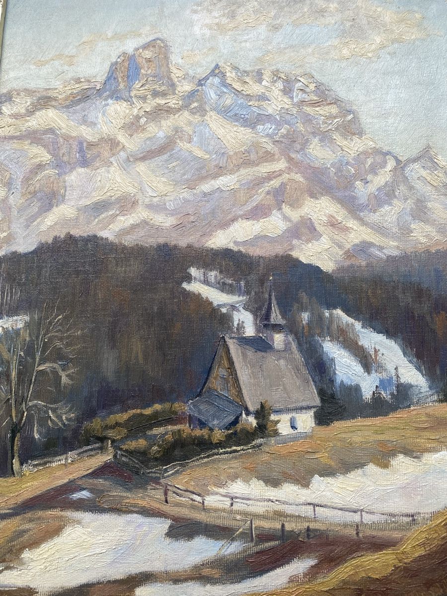 Gemälde: APPENZELLER-LANDSCHAFT P.EUGSTER  ÖLGEMÄLDE – Gebraucht aus St. Gallen von Goldband 3