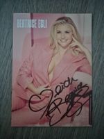 Autogrammkarte Beatrice Egli Originalunterschrift