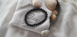 Armband aus Naturstein Onyx