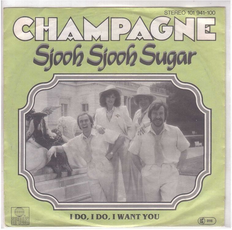 Dischi in vinile: Champagne --  Sjooh Sjooh   Sugar  Single7 – Usato da Rheinau venduto da asteng