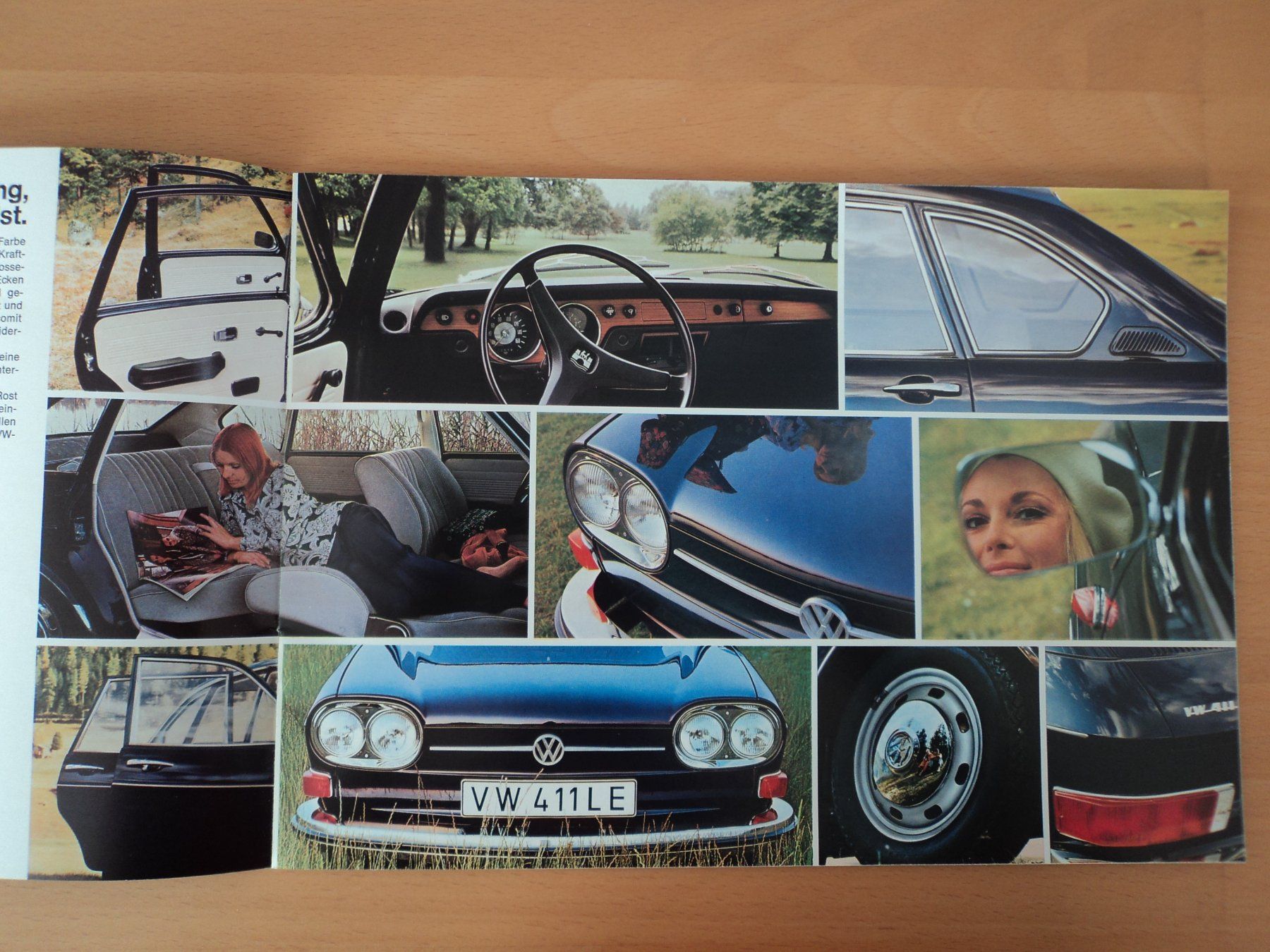VW Documenti: Prospekt VW Volkswagen 411E 1969 – Usato da Schwarzenburg venduto da modelCARama 3