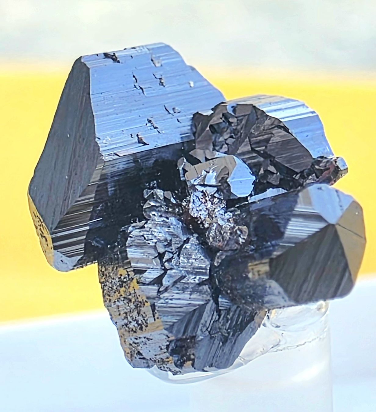 Minerali & Pietre curative: Rutil Zwilling mit einem prismstischen Rutil in Kombination – Usato da Glis venduto da nbu_65ys 4