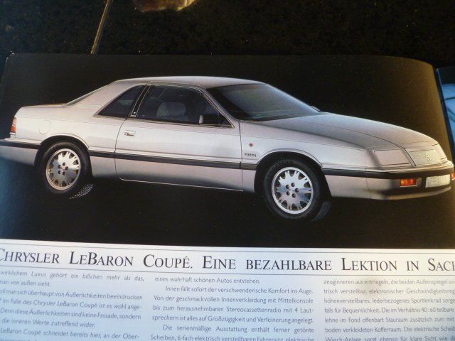 Chrysler Documenti: Chrysler Prospekt 1989 – Usato da Zofingen venduto da sosalinos01 4