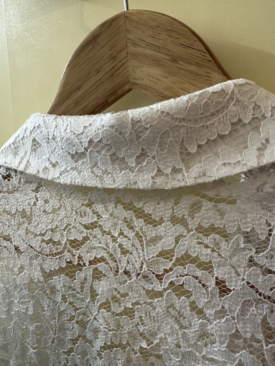 Max Mara Camicette: Max Mara Bluse, weiss, Spitze, XS – Usato da Stäfa venduto da buecher10 6