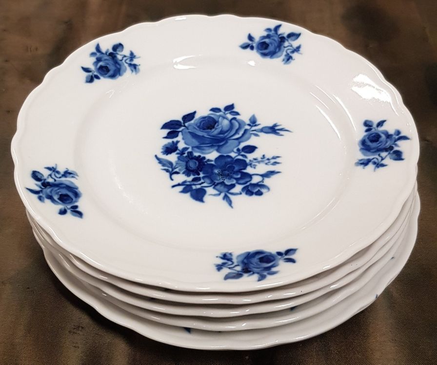 Bavaria Porzellan Teller Blaue Rose Kaufen auf Ricardo