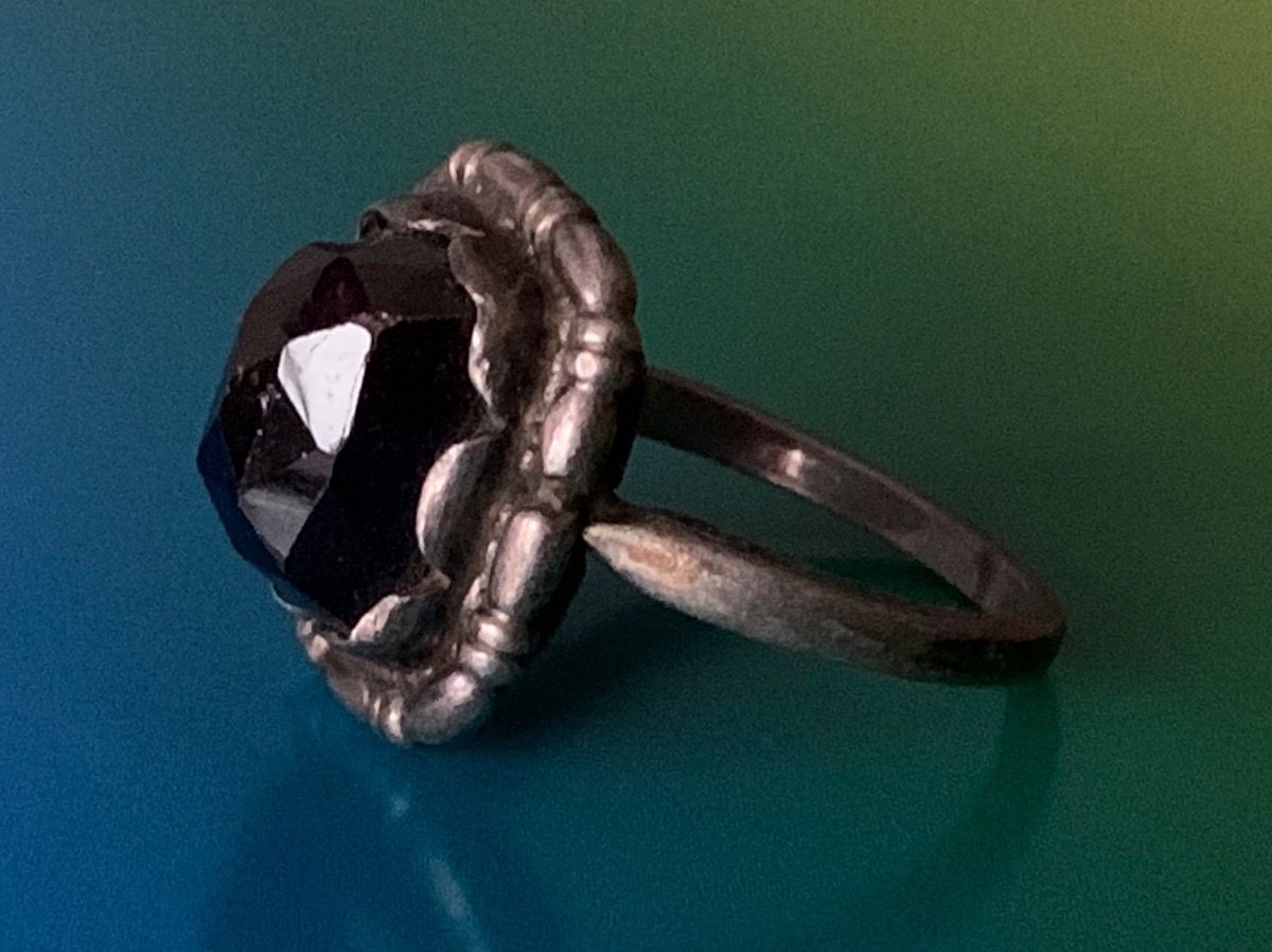 Anelli: Silberring Schnörkel Black (51.5) – Usato da Dittingen venduto da Bijoubelle