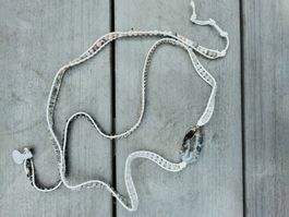 Damen Armband schwarz/weisser Stein