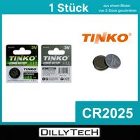 Tinko CR2025 Knopfzellenbatterie - 1 Stk.