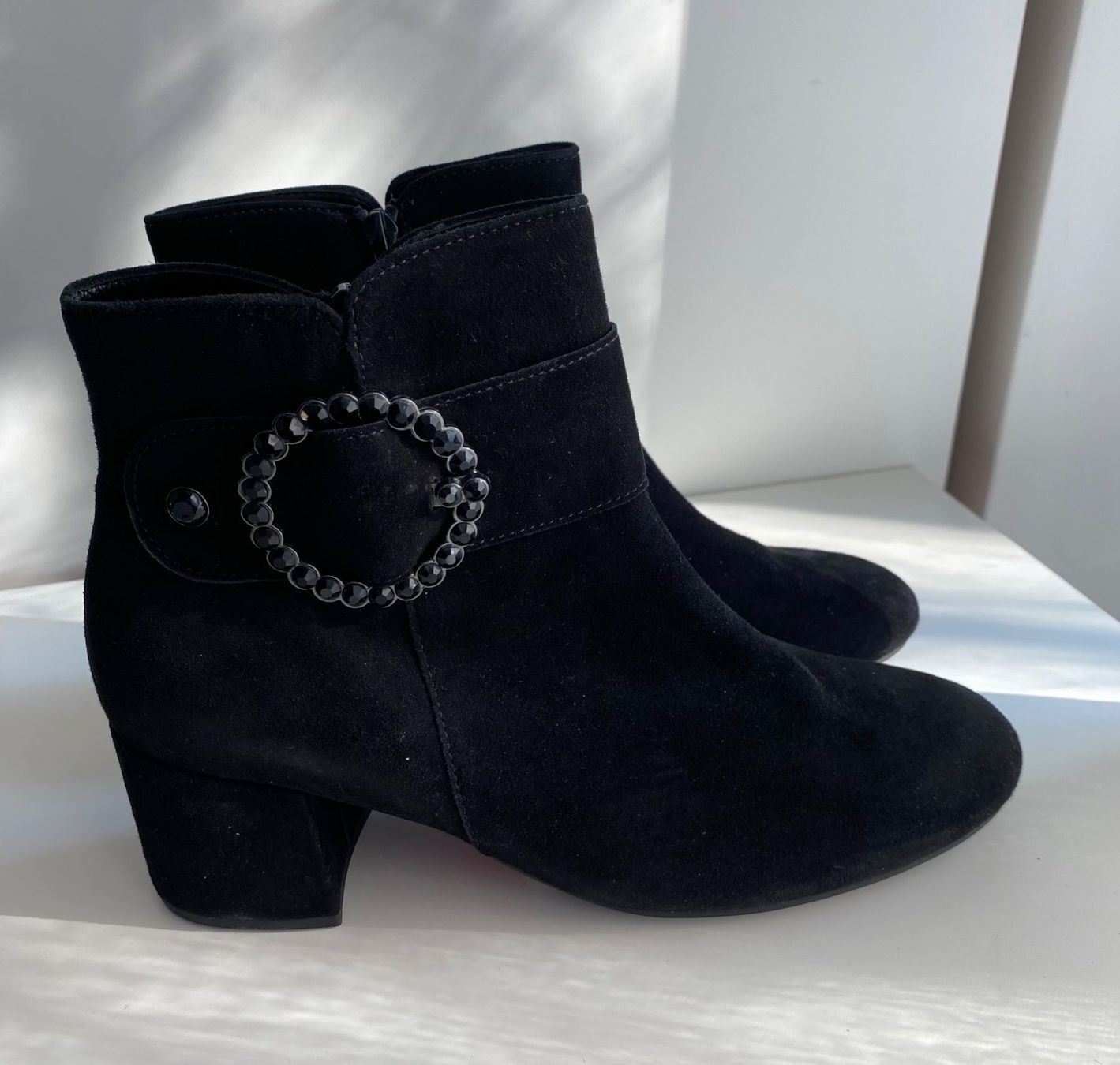 Gabor Scarpe da donna: GABOR STIEFELETTE Wildleder Damen, 40.5 – Nuovo e nell'imballaggio originale da Luzern venduto da falena01 1
