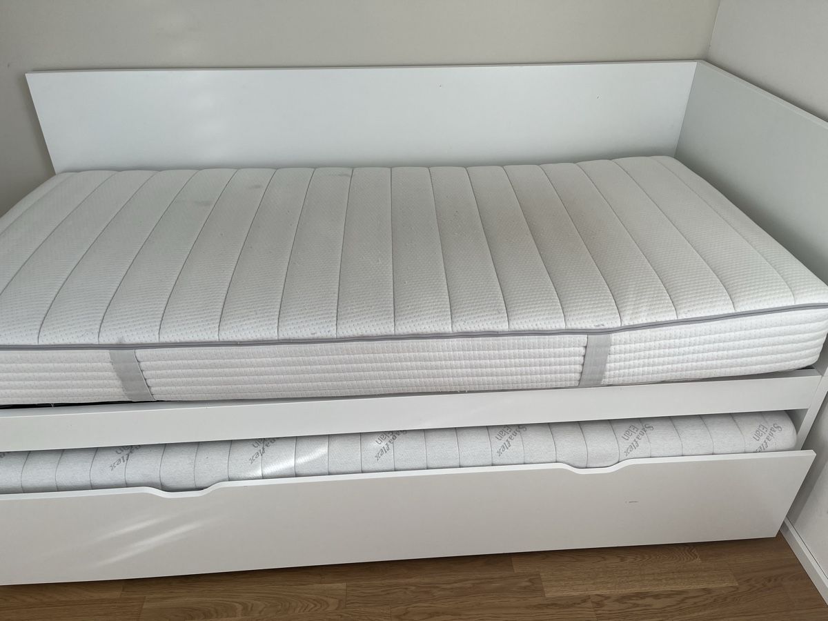 Ikea Letti: Bett mit Unterbett, 90x200, inkl. 2 Matratzen – Usato da Unterengstringen venduto da Zitronenfalter02 4