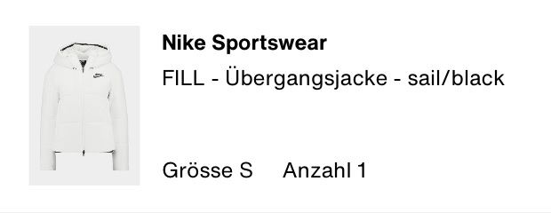 Nike Giacche: Nike Übergangsjacke – Usato da Winterthur venduto da m.tix 2