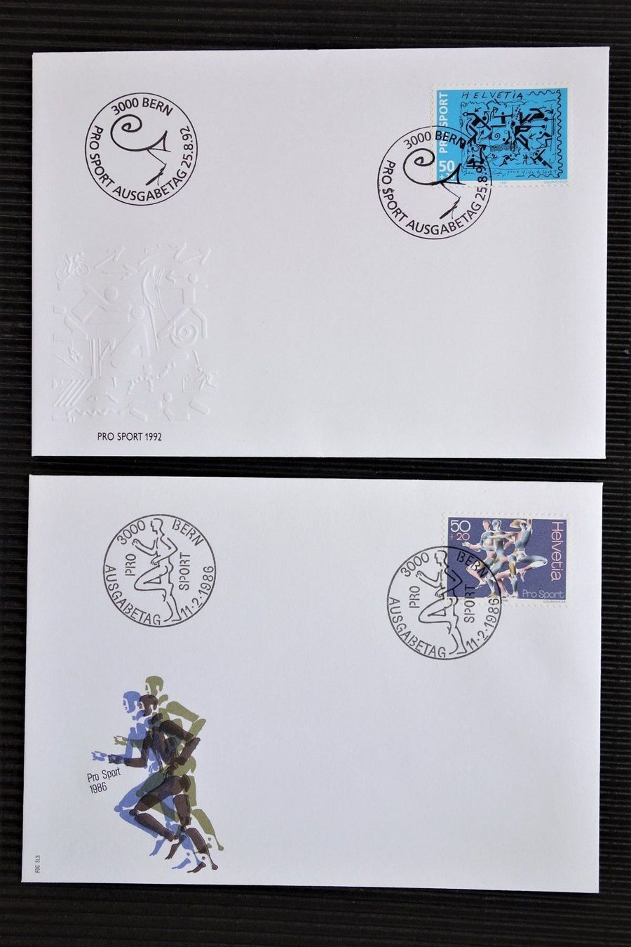 Tutti i francobolli: 1986 - 1992 3 FDC Pro Sport-Marke – Nuovo (secondo la descrizione) da Mettmenstetten venduto da Sutasso 1