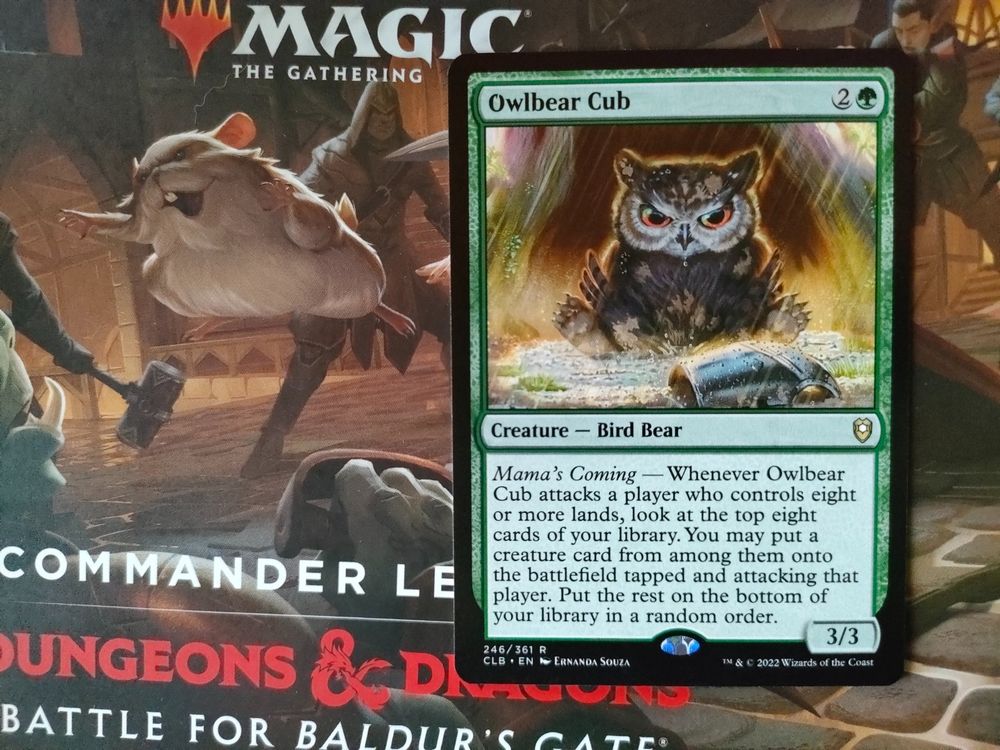 MTG - Owlbear Cub - CLB - 246 - Rare | Kaufen auf Ricardo