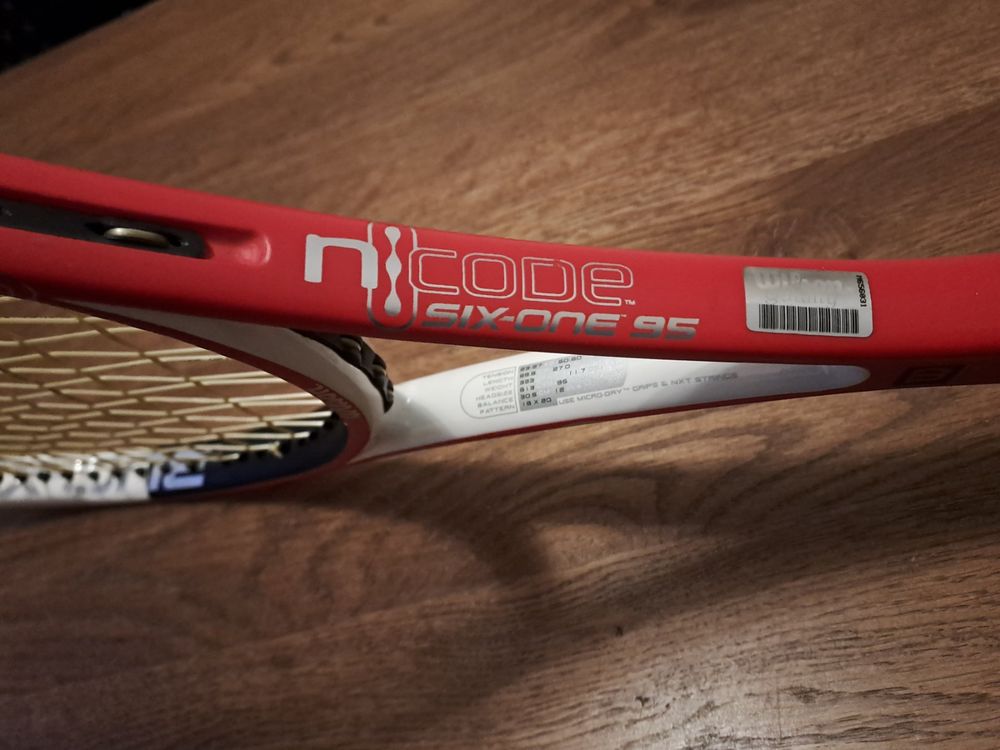 Raquette De Tennis Wilson Profile 95 - Taille De Tête 95 In², Grip 4 1/4 - Neuf (détails à Voir)