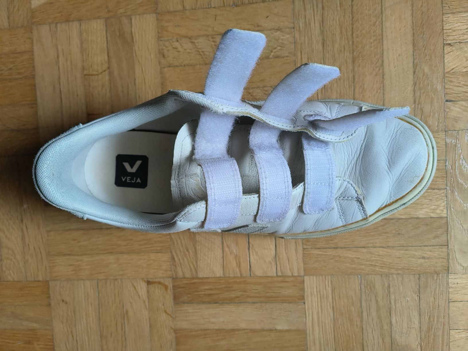 Veja Herrenschuhe: Veja Sneaker Gr. 41, Weiss mit Klettverschluss – Gebraucht aus Thalwil von jabi 4