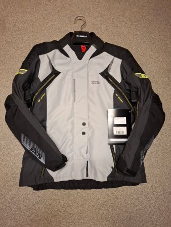 IXS Damen Tour Jacke grau schwarz gelb Gr. XL