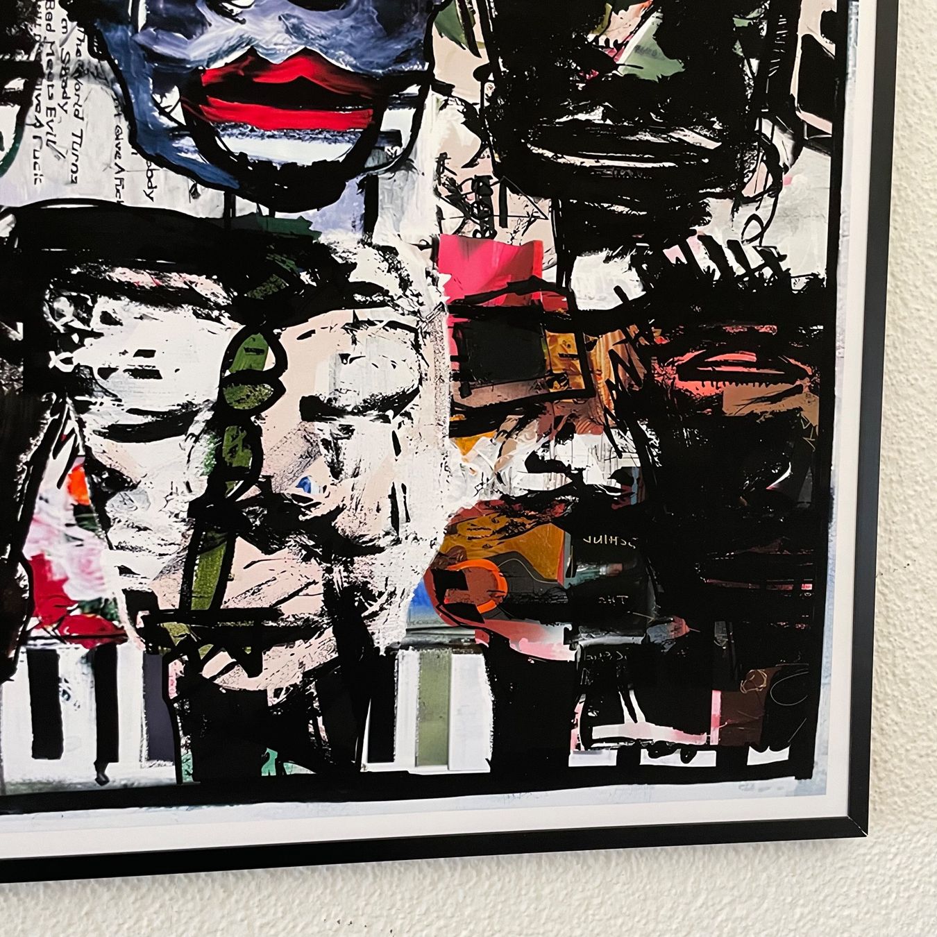 Poster & Bilder: Faces Expressionismus Moderne Kunst Bild Stefan Bammert – Neu (gemäss Beschreibung) aus St. Niklausen LU von Stefan_Bammert_Art 3