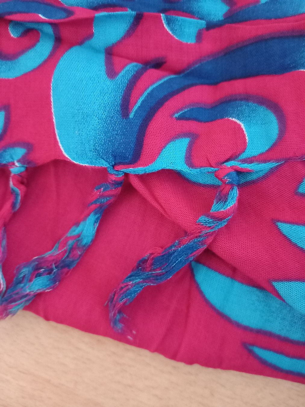 Vestiti: Robe de plage rose à motifs 100% rayon – Nuovo (secondo la descrizione) da Faoug venduto da per_kp6r 2