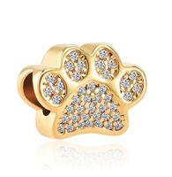 ✅ Hundefote Charm Anhänger zu Pandora - Perlen Silberfarbig