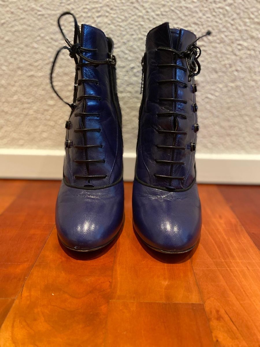 Scarpe da donna: Stiefeletten Tabitha Simmons Leder blau – Usato da Zug venduto da Markan67 8