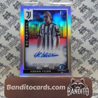 Topps Team Set Kenan Yildiz rc auto 1st Bowman - Juventus 