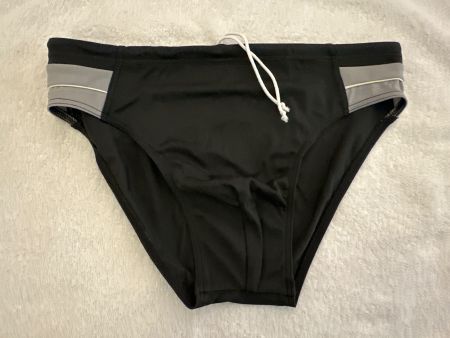 Badehose Herren, Gr. 5, schwarz, klassisch & bequem!