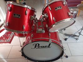 Schlagzeug Pearl Forum Series rot Gebraucht ohne Becken