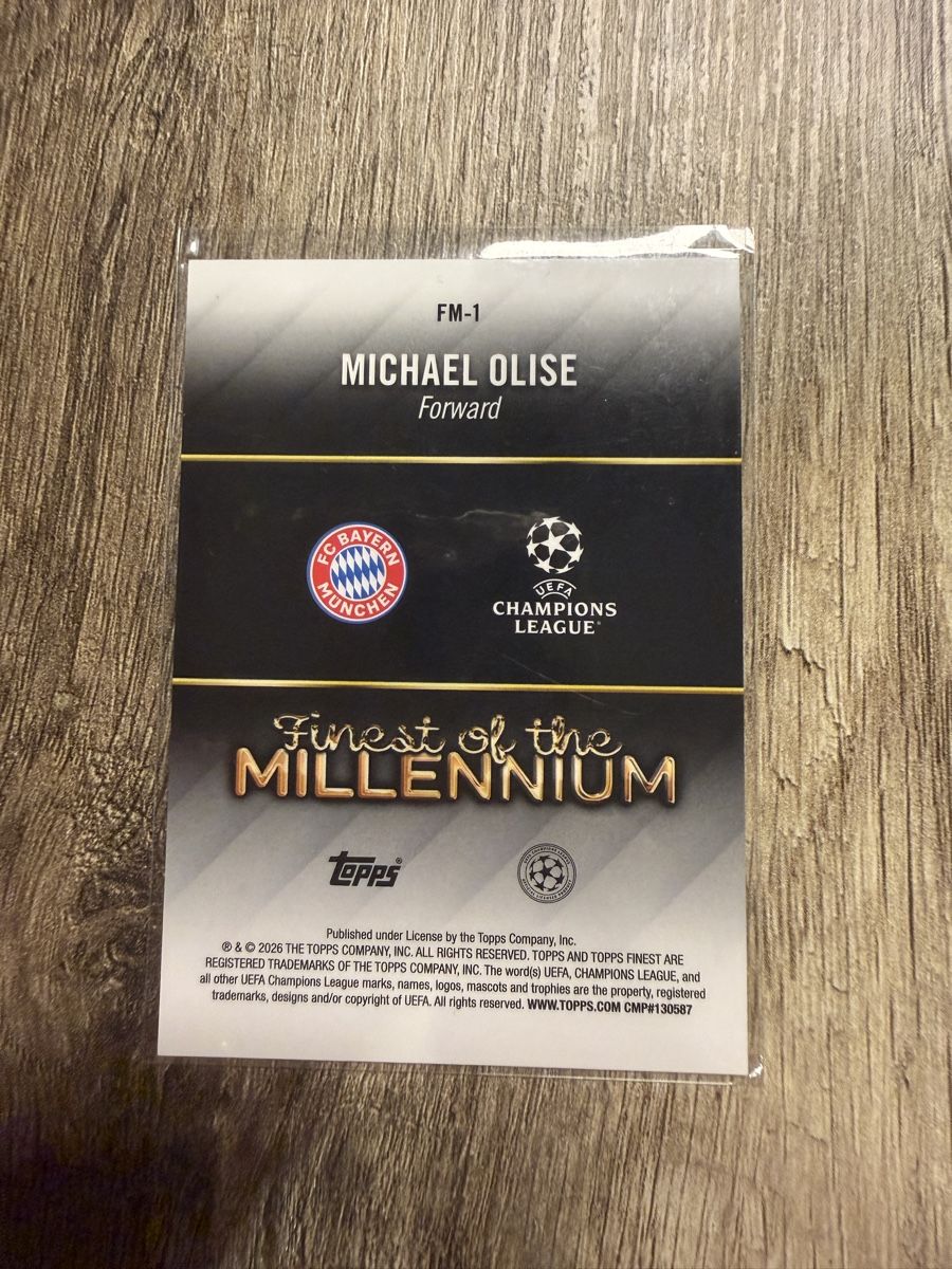 Topps Carte collezionabili: Topps Finest Michael Olise Millennium – Nuovo (secondo la descrizione) da Koblenz venduto da Maestro_TCG 1