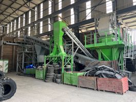 Doppelwellen Schredder Industrie Anlage komplett revidiert!