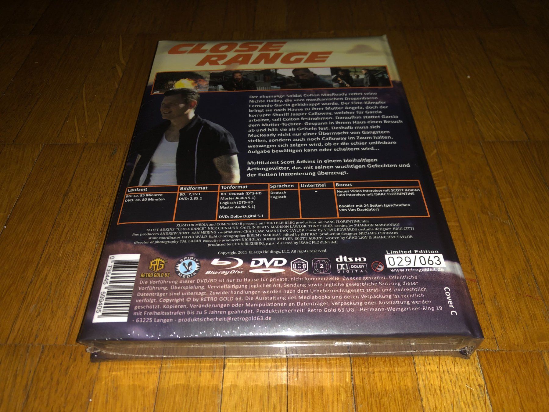 Tutti i DVDs: Close Range - MEDIABOOK - WATTIERT - C - UNCUT – Nuovo e nell'imballaggio originale da Basel venduto da havsok 1