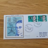 FDC mit Seidenbild 1977 Zürich