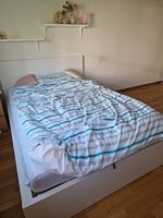 IKEA MALM Bettgestell mit Stauraum & Schaummatratze, Zurich