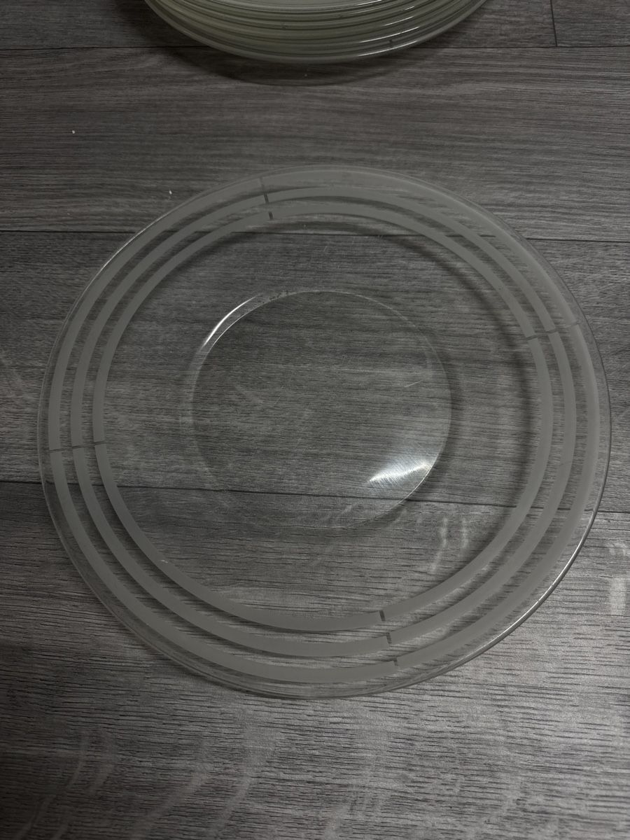Piatti: 7er Set Speiseteller Glas Vintage – Usato da Elsau venduto da shoppa2
