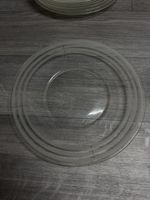 7er Set Speiseteller Glas Vintage