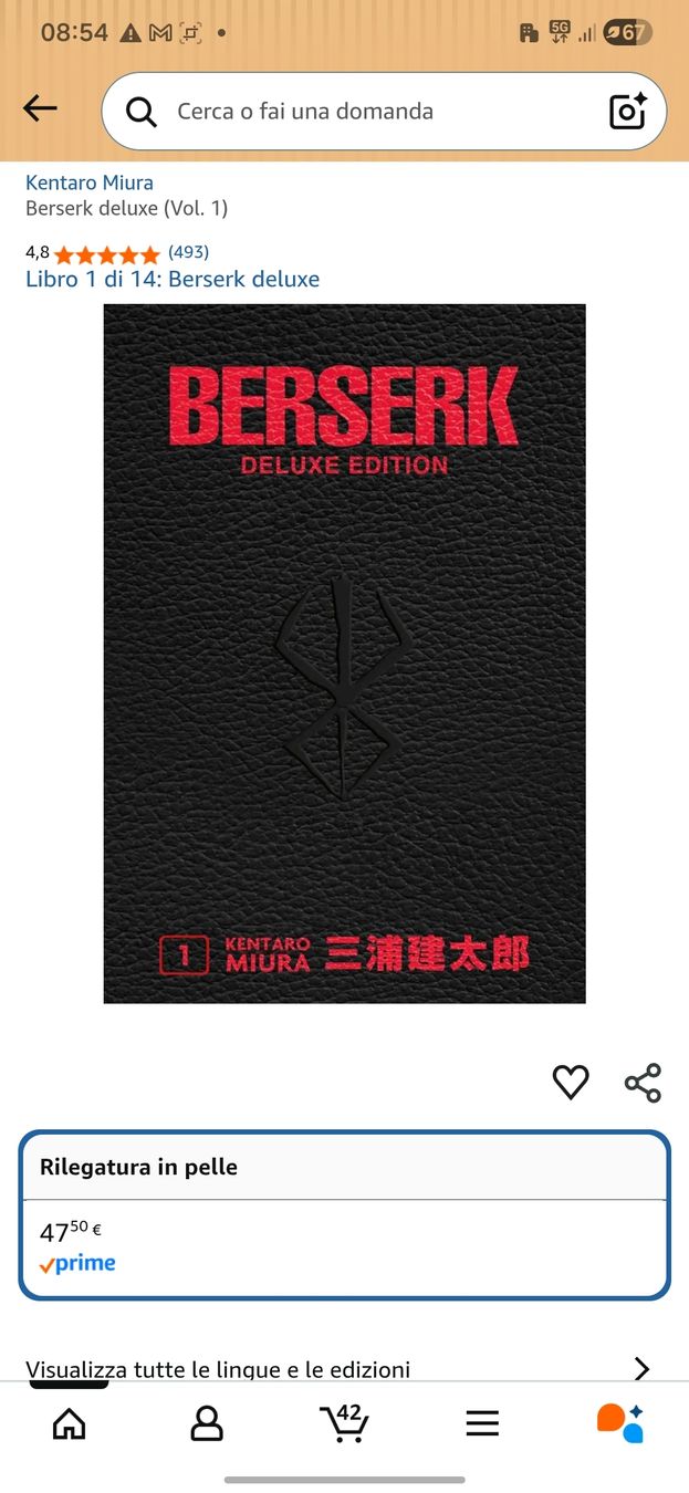 Fumetti: Berserk 1 delude edition – Usato da Montagnola venduto da the_c2fp 3